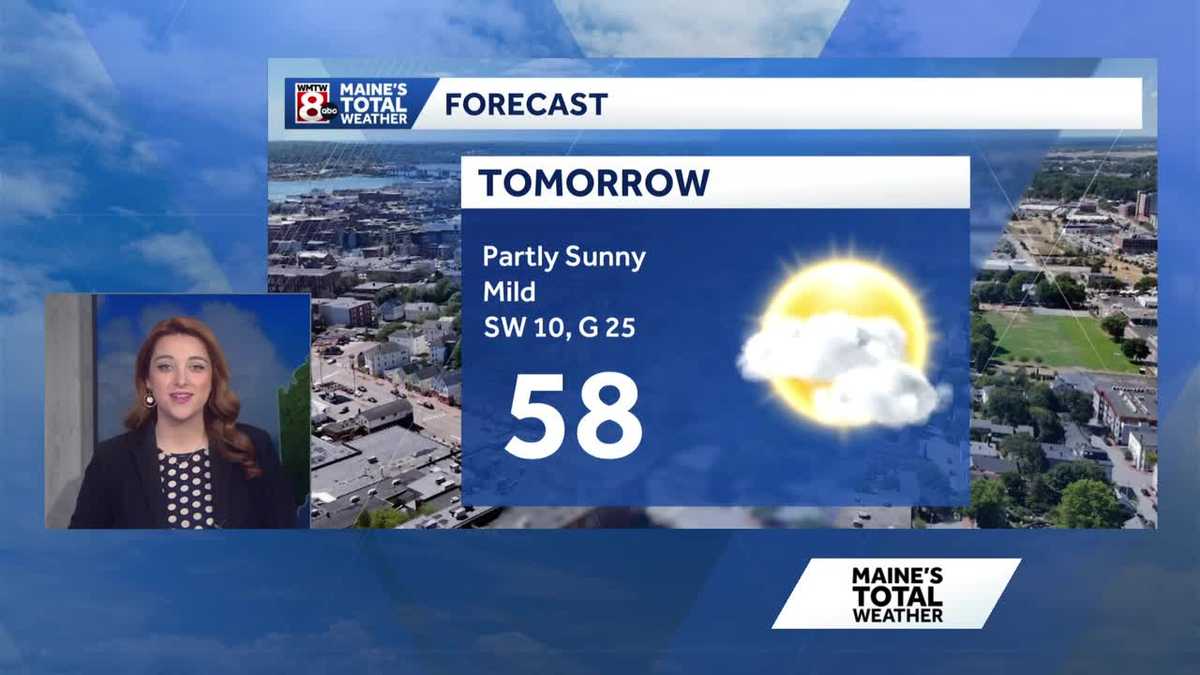 Mild temperatures return ahead of active pattern in Maine