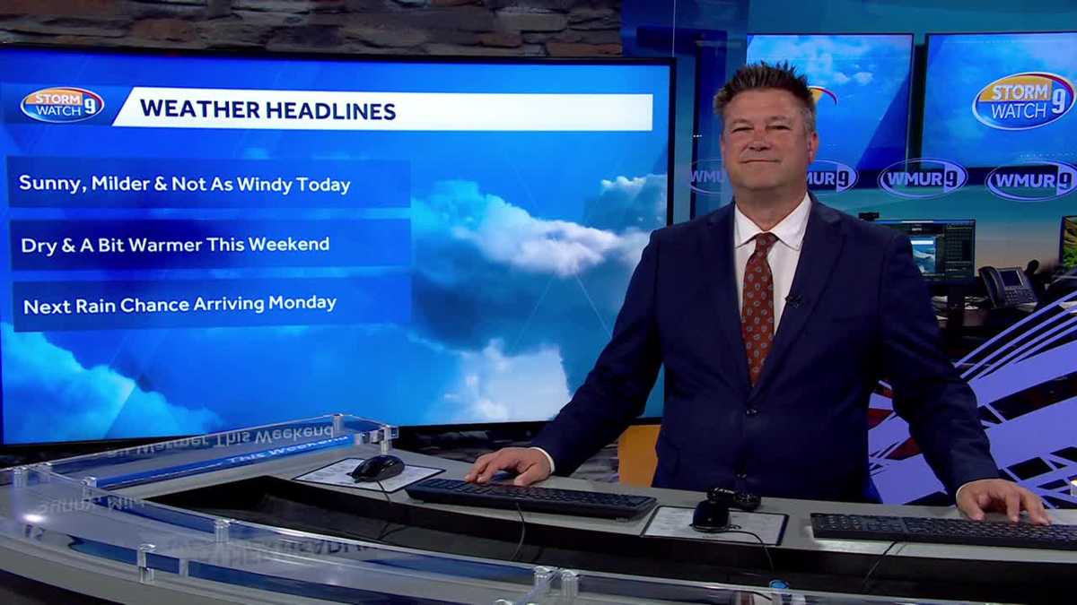 Video: Dry, warmer weather ahead in New Hampshire
