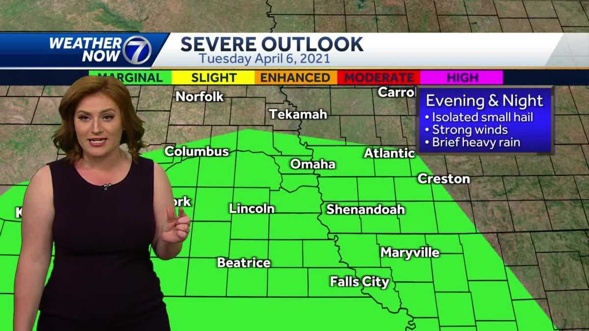 Very warm and windy Monday, storm chances return