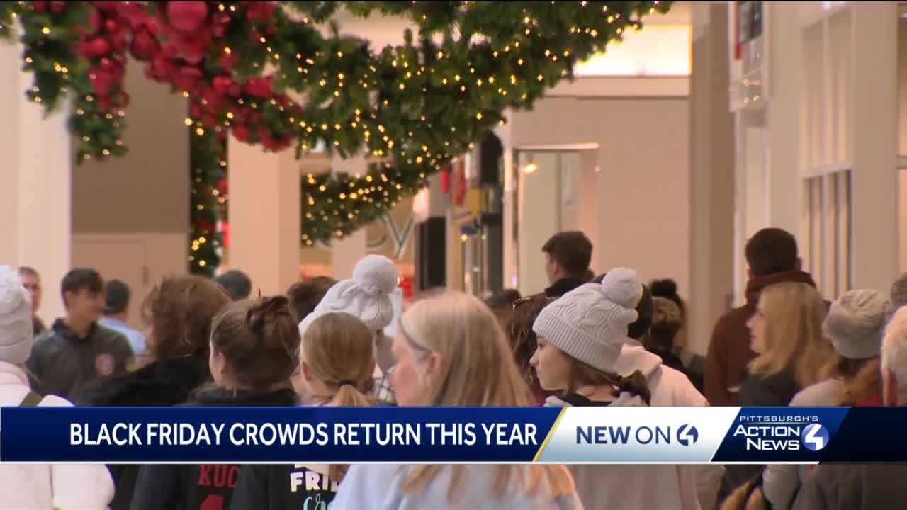 Black Friday Shoppers Flock To Pittsburgh-area Malls