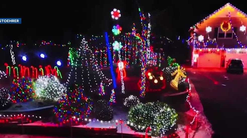 Festive holiday displays light up the Granite State