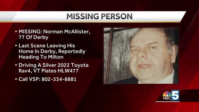 77-year-old Derby man reported missing, said to be traveling with two dogs - Vimarsana News