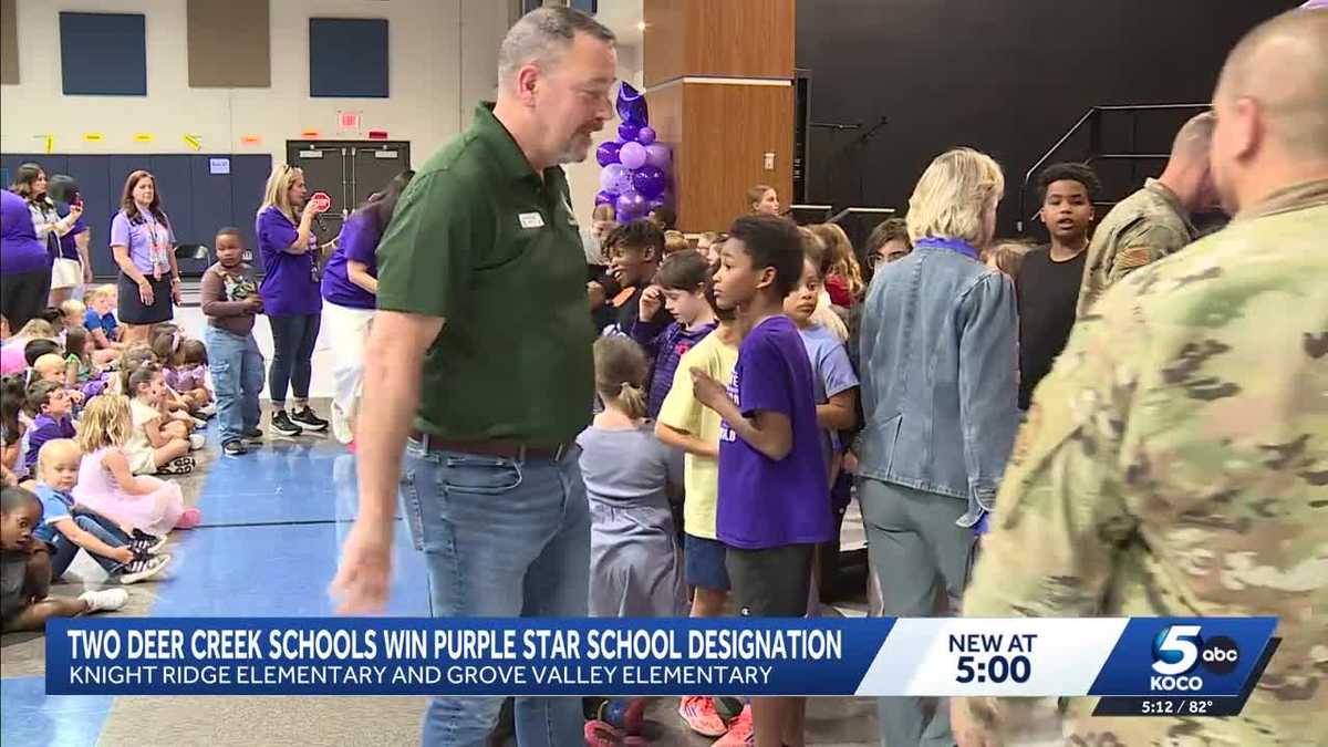 Deer Creek schools earn Purple Star recognition for military family support