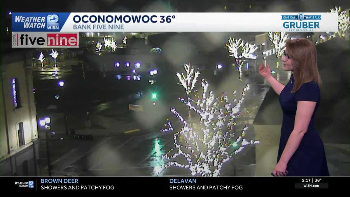 SE Wisconsin Weather: Rainy to cloudy & mild Friday