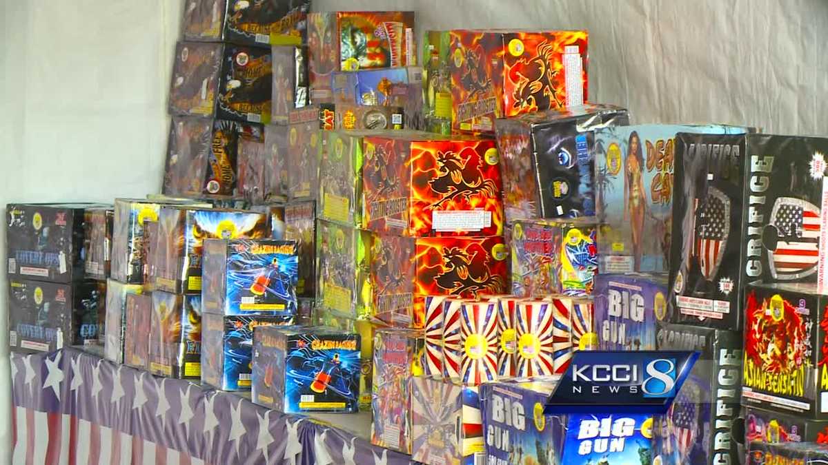 Fireworks sales boom as retailers open in Iowa