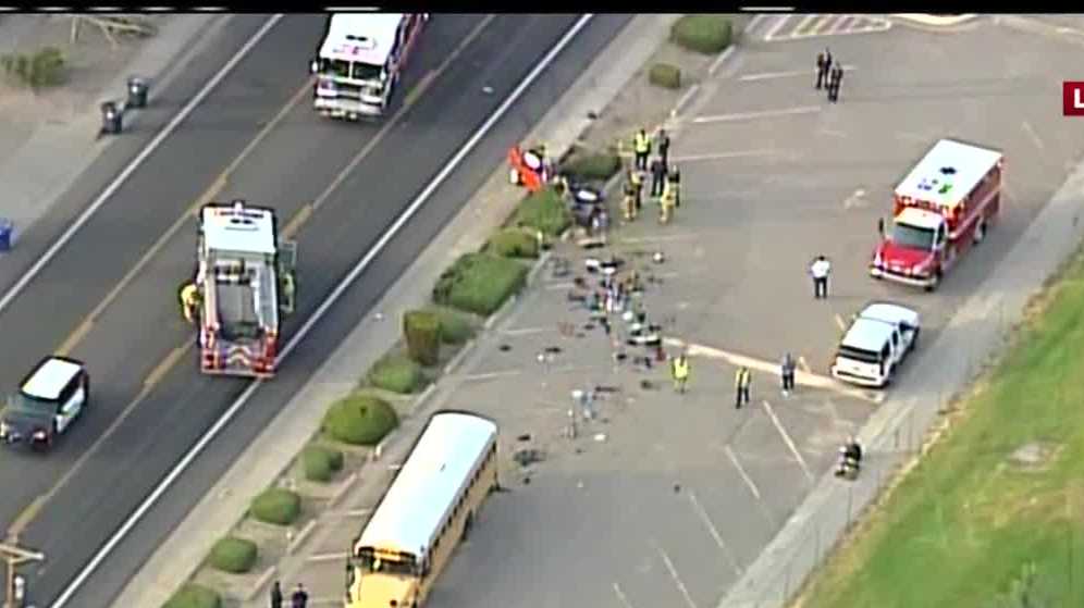 School bus crash in Southeast Albuquerque