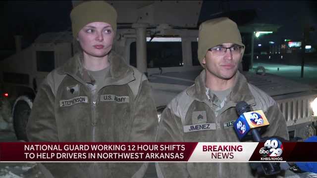 Meet the National Guard troops helping drivers on I49 - Vimarsana News