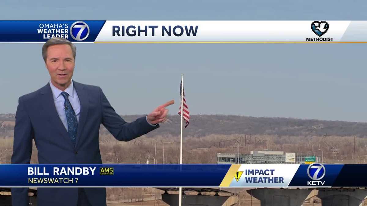 Record warmth in Omaha right now, sunny and breezy - KETV