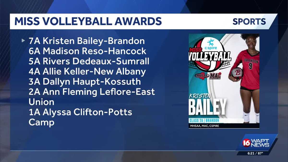 Miss Volleyball awards announced