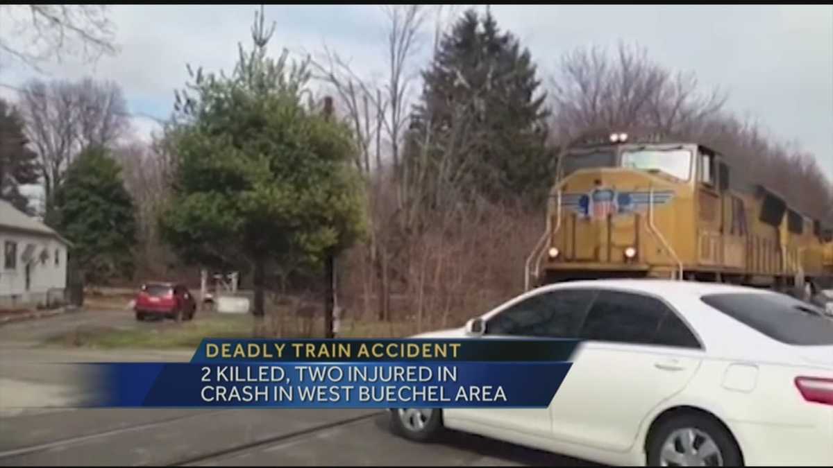 2 killed, 2 injured after car is hit by train