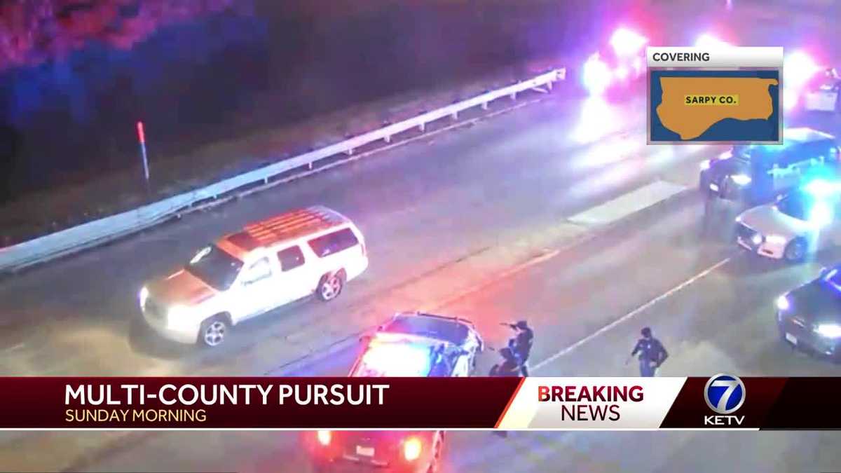 One man in custody after high-speed pursuit