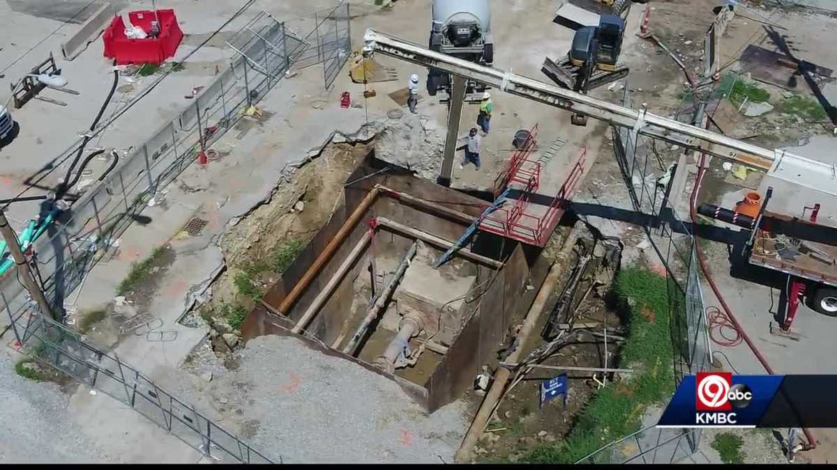 Work to fix sinkhole in East Bottoms could take several months