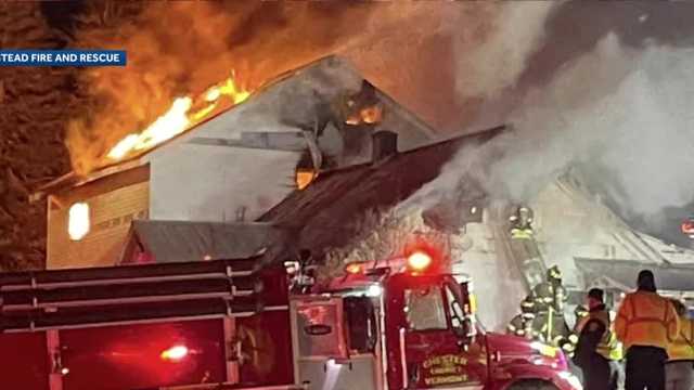 New Hampshire firefighters help battle fire in Chester, Vermont - Vimarsana News
