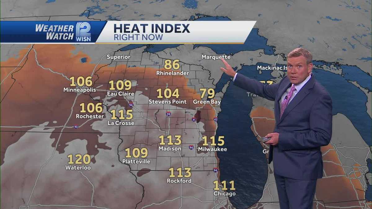 Wisconsin heat wave breaks 76yearold high record