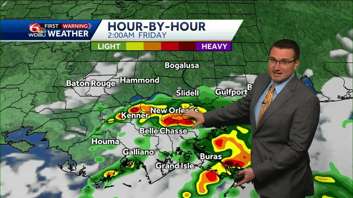 Low rain chances through Friday before increasing this weekend
