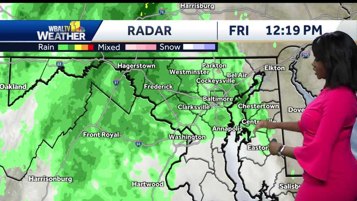 Scattered showers to start Friday, dry and cold weekend ahead