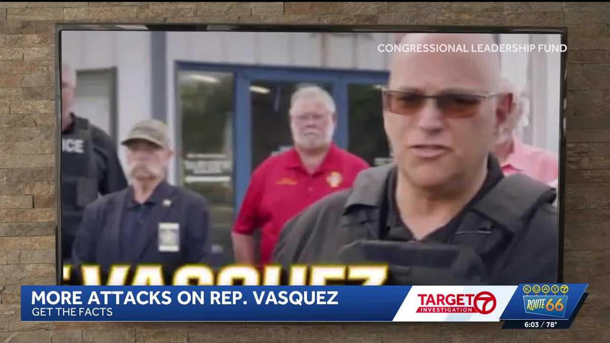 Ad targeting Gabe Vasquez questioned for claims and use of retired officers