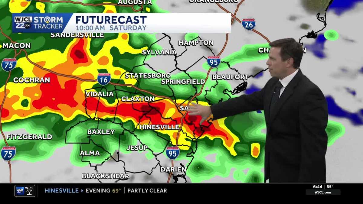 Umbrella needed this weekend for Southeast Georgia and Lowcountry