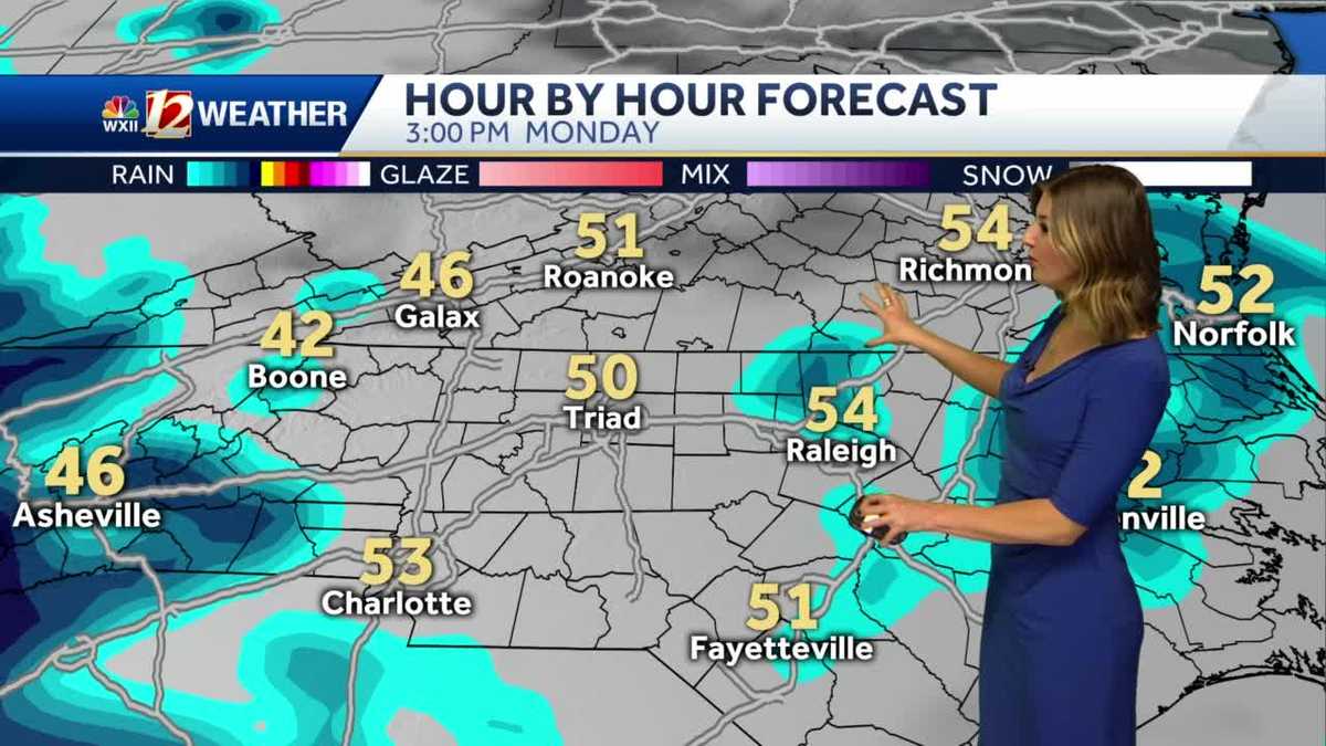 WATCH: Rain Moving In, Heavy Overnight