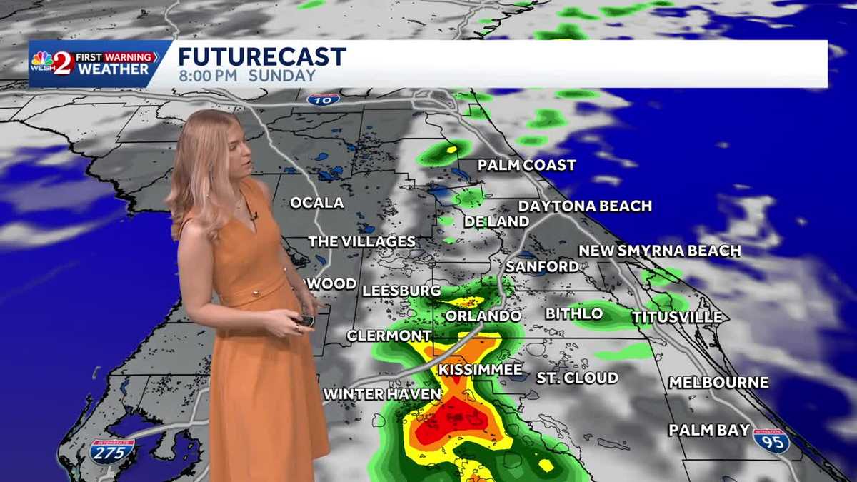 Easter starts out dry with scattered showers and storms this afternoon