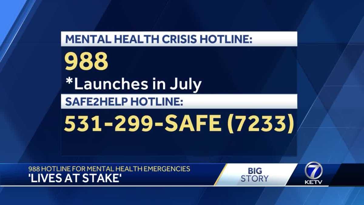 Nebraska working on 988 hotline for mental health emergencies