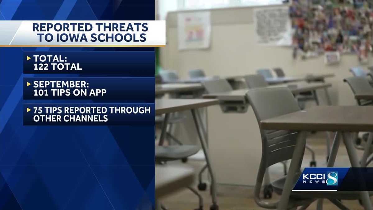Iowa authorities have investigated nearly 200 school threats so far ...
