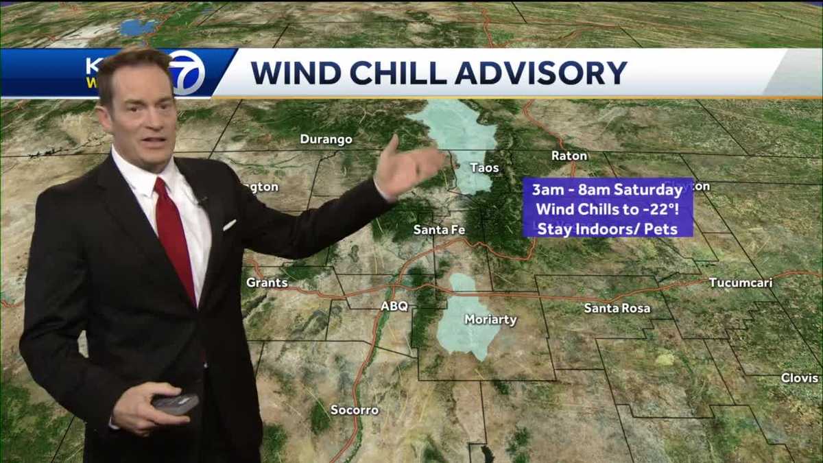 New Mexico Weather Wind Chill Advisory