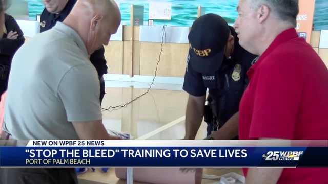 Stop the Bleed training at Port of Palm Beach - Vimarsana News