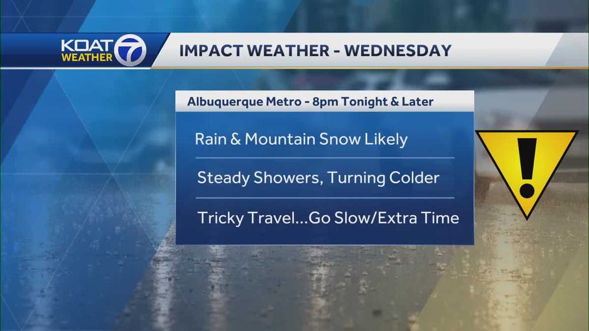 Winter storm warnings issued as first storm moves through New Mexico