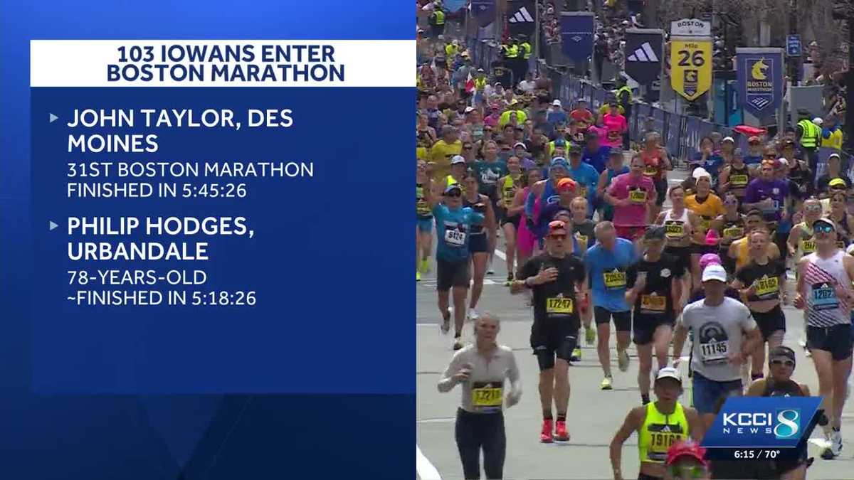 Iowans of all ages complete the 130th Boston Marathon