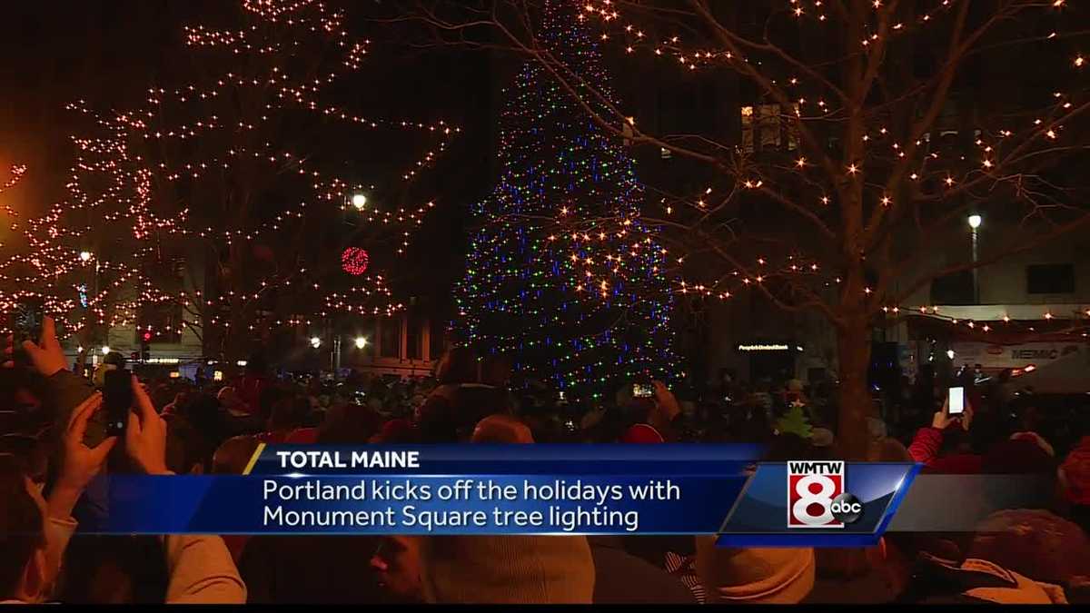 Portland holds annual tree lighting