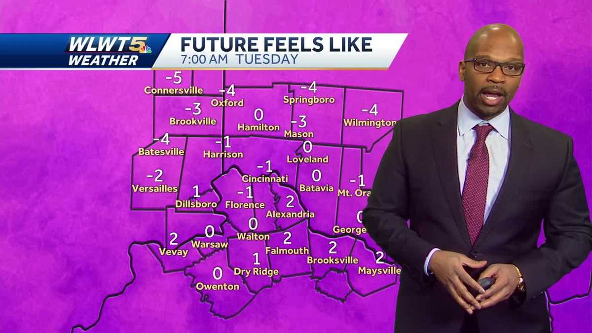 Wind Chills Drop Below Zero