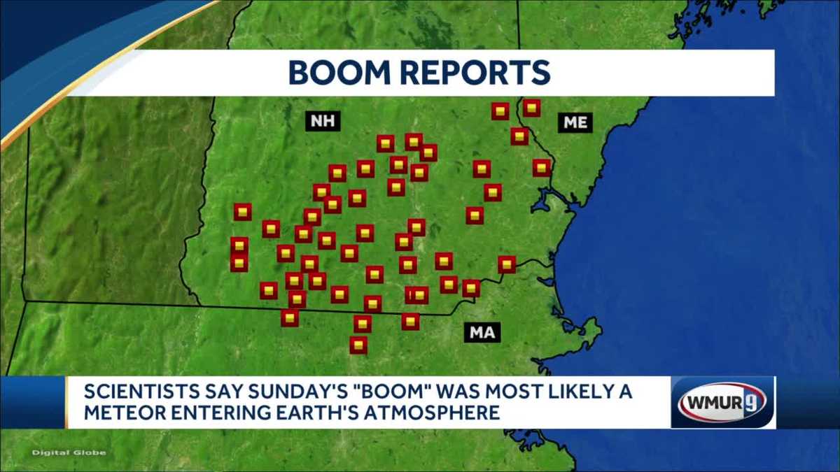 Scientist says meteor might have caused loud boom in southern NH