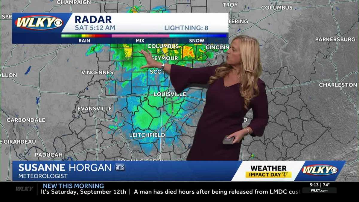 Impact Weather: some Saturday storms