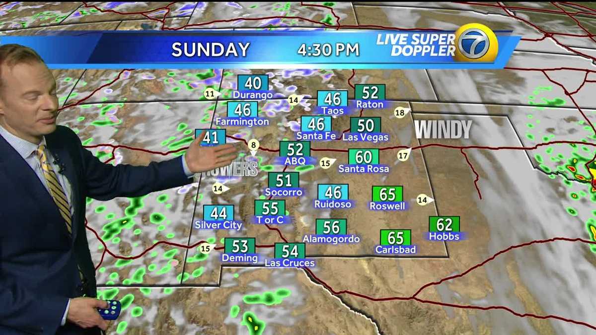 Byron Morton's Sunday Weather Forecast