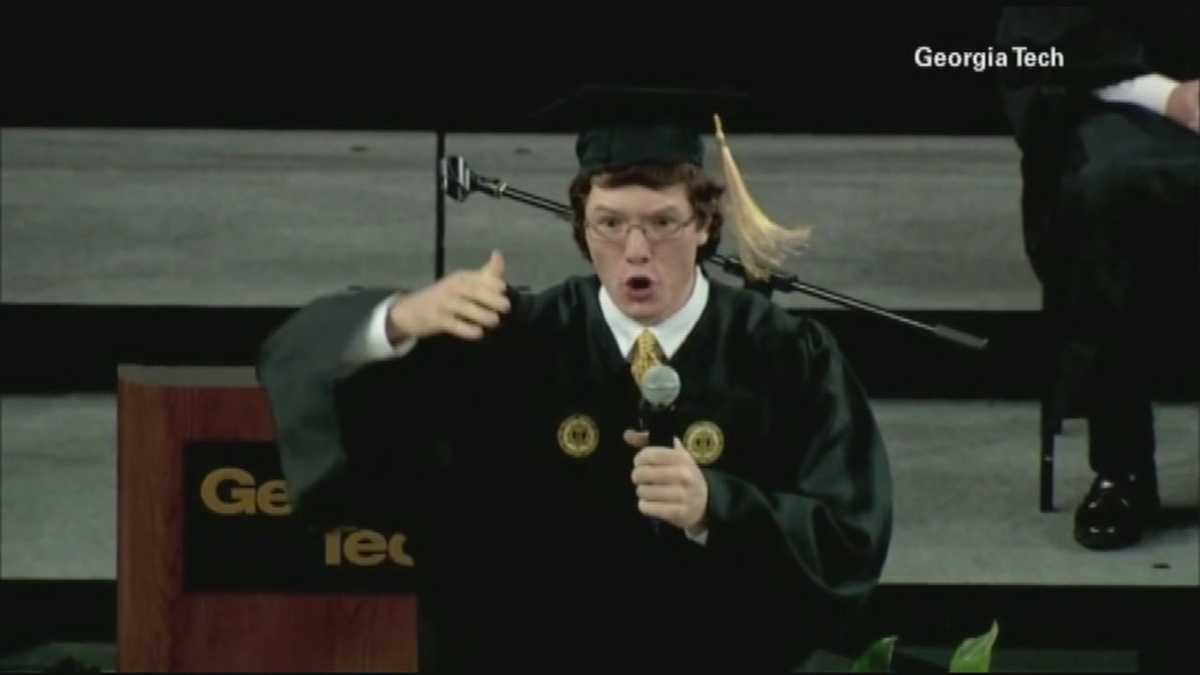Georgia Tech student's welcome speech goes viral