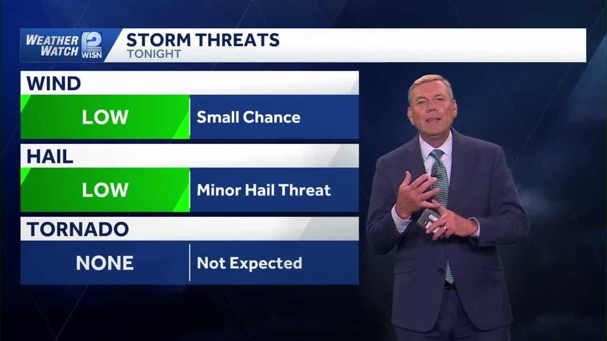 Strong Storm Threat Tonight in SE Wisconsin