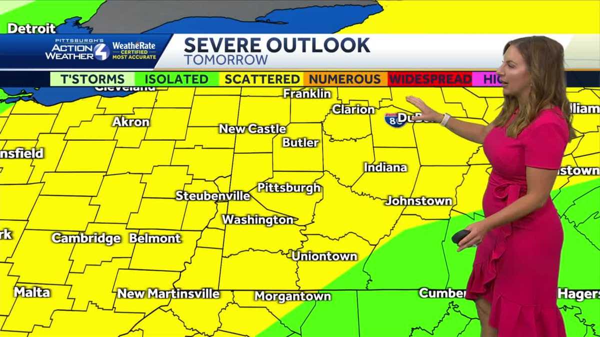 Pittsburgh Weather: Strong to severe storms on the way