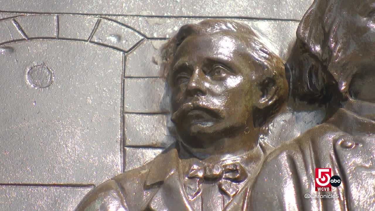 Civil War monument in Boston hides an unlikely figure: Edgar Allan Poe WCVB