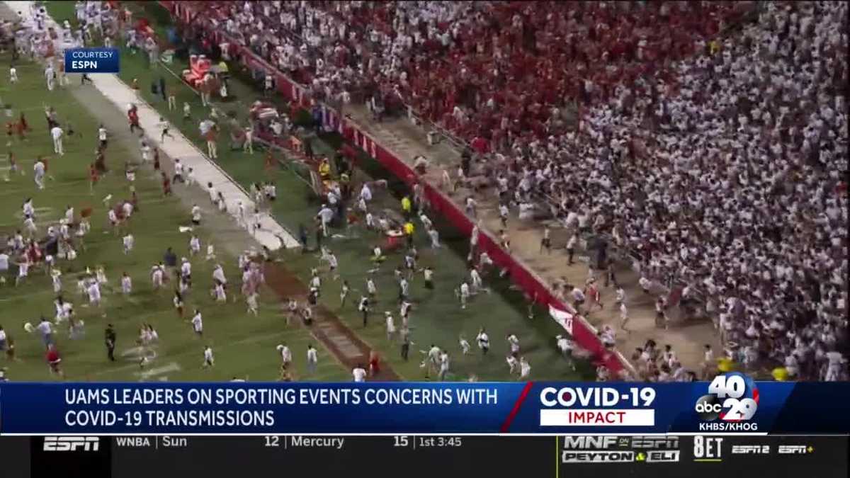 UAMS doctor talks about COVID19 risks at Razorback games