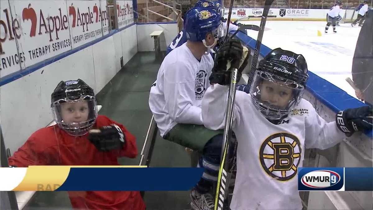 CHaD Battle of the Badges hockey practice