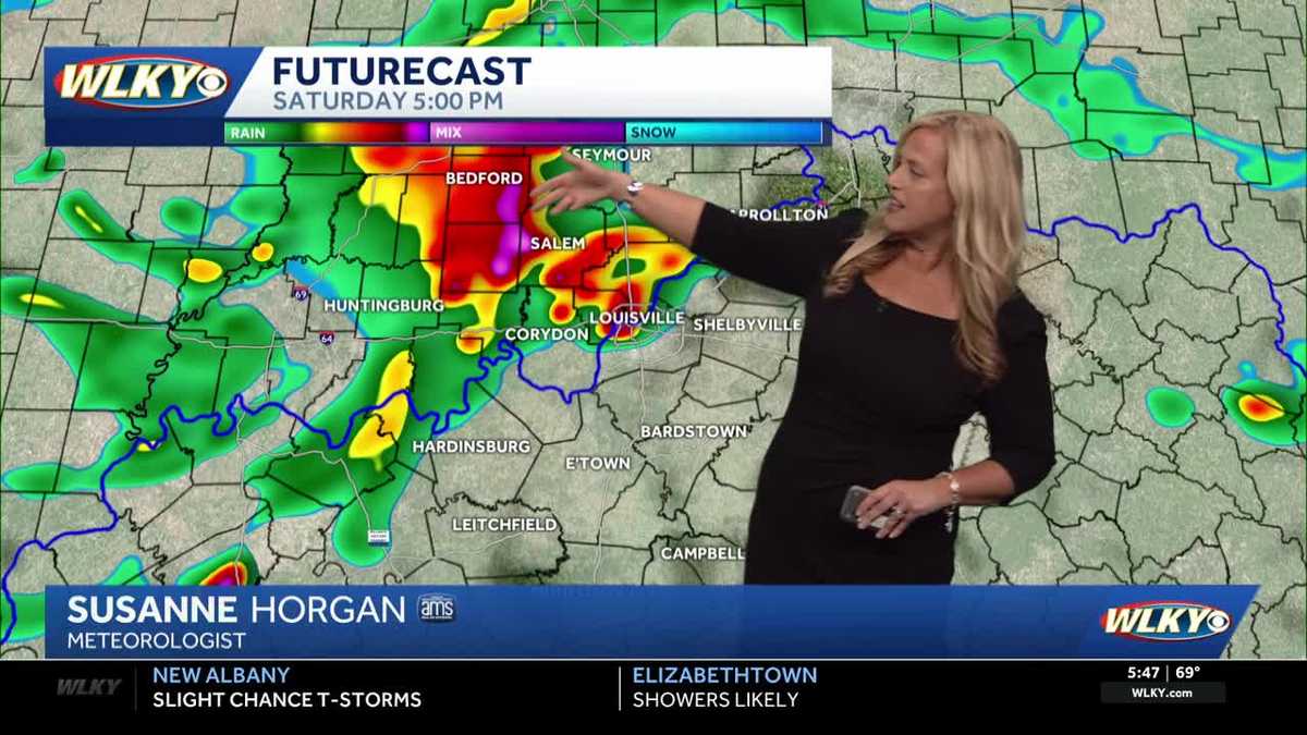 Storm threat for Saturday with warm temps this weekend