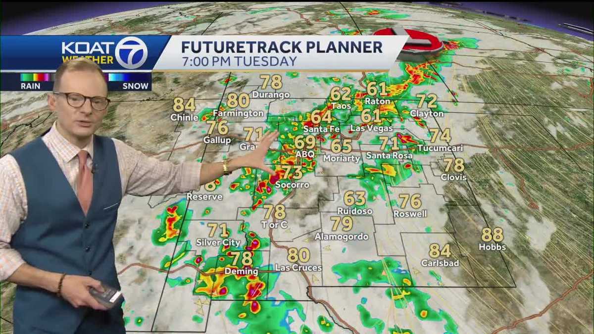 Heavy rain across New Mexico set to cause flooding risks