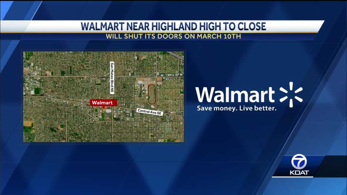 Albuquerque Walmart to close