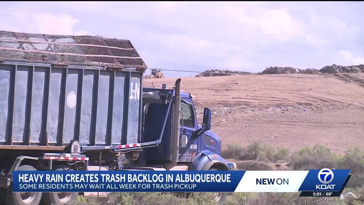 Albuquerque warns trash collection could be delayed after storm creates landfill bottleneck