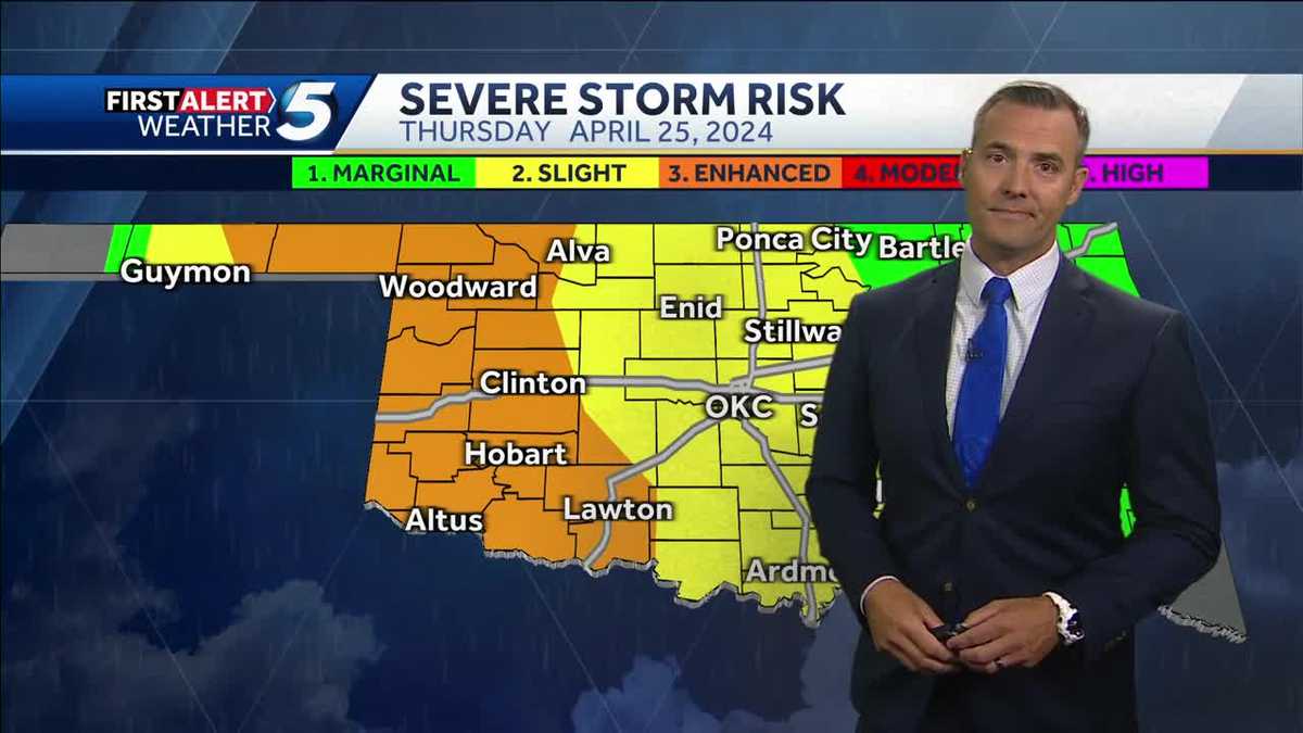 Forecast: Severe Storms Likely Late