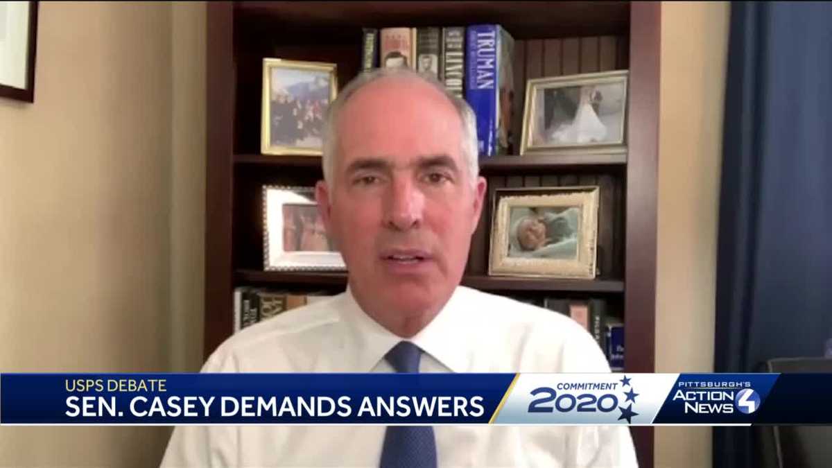 PA US Sen. Bob Casey demands action, answers on US Postal Service delivery delays, dangers to …