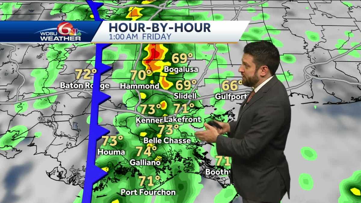 Strong storms possible Thursday night into Friday morning
