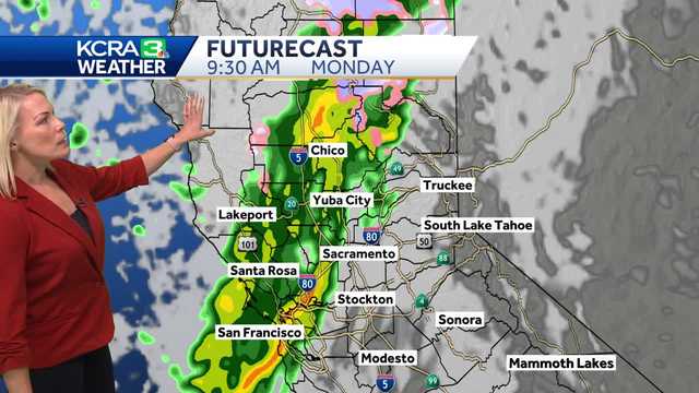 Impact day for rain and snow Monday 