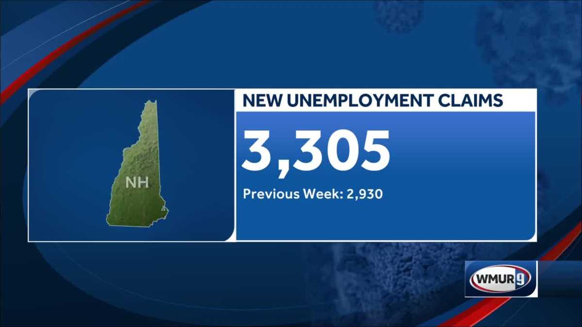 New unemployment claims rise in New Hampshire